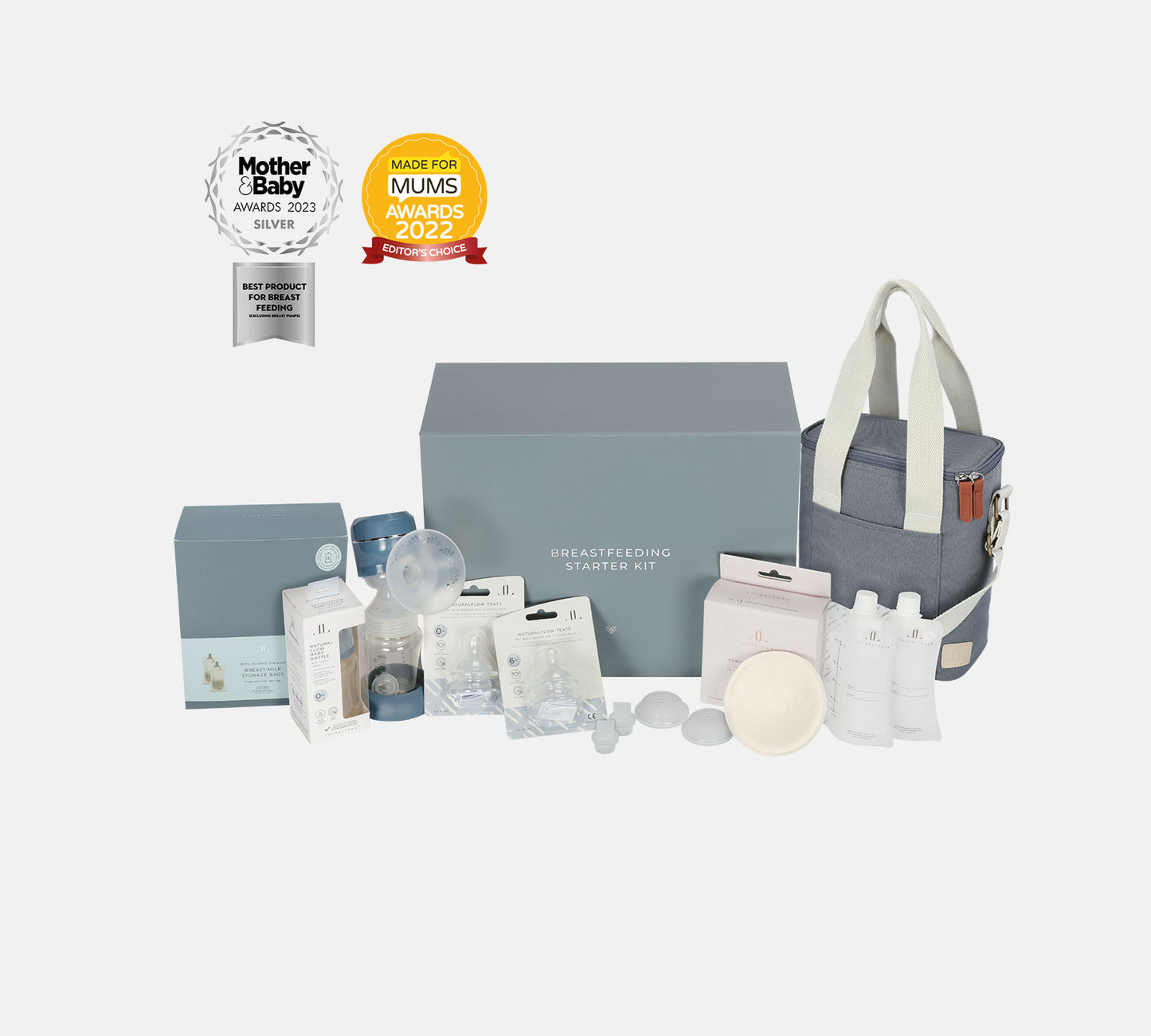 Starter-Set Milchpumpe für Stillende tragbare Brustpumpe